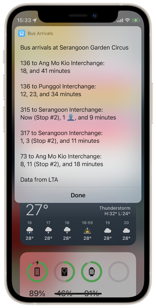 sg bus timing app